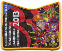 30216 - Jamboree 2013 OA Pocket Patch Set - Bottom Puerto Rico Council #661