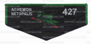 Patch Scan of Achewon Netopalis 427 NOAC 2018 Flap (Metallic and Glow)