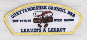 Patch Scan of Leaving a Legacy Wood Badge CSP