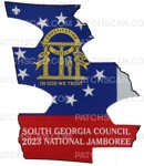 Patch Scan of South Georgia Council- 2023 NSJ Center Piece