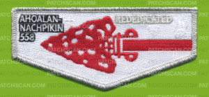 Patch Scan of Ahoalan-Nachpikin 75 Years of Cheerful Service (Flap)
