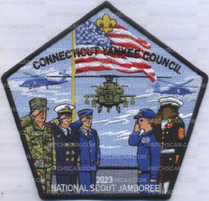 Patch Scan of 457419- 2023 National Scout Jamboree  center patch 
