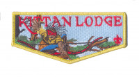 K124075 - Twin Rivers Council - Kittan Lodge NOAC Flap (Gold) Twin Rivers Council #364