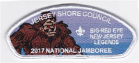JSC 2017 National Jamboree 6 Piece Set Big Red Eye Jersey Shore Council #341