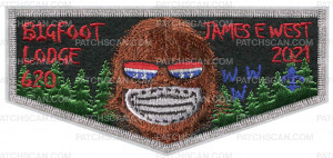 Patch Scan of bigfoot jw west 2021
