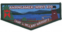 Amangamek-Wipit 470 Camp Marriott flap National Capital Area Council #82