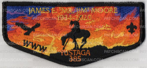 Patch Scan of Mr Jim Memorial Flap 1934-2020 (PO 89590)