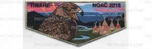 Patch Scan of 2018 NOAC Lodge Flap (PO 87933)