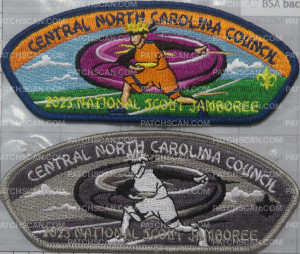 Patch Scan of 450042- Central North Carolina Council 2023 National Scout Jamboree 