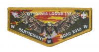 Otyokwa Lodge 337 - Participant NOAC '18 (Pocket Flap) Chippewa Valley Council #637