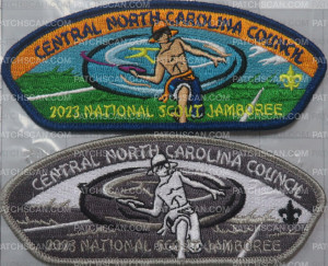 Patch Scan of 450040- Central NC council 2023 National Scout Jamboree 