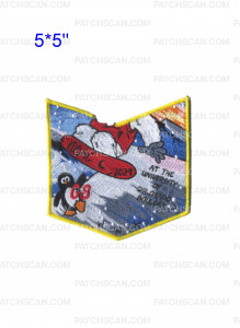 Patch Scan of Cho-Gun-Mun-A-Nock Lodge NOAC 2024 (Yellow)Pocket Piece