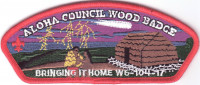 Aloha Council Wood Badge CSP - Red Border Aloha Council #104