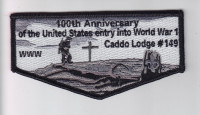 100th Anniversary Caddo Lodge 149 OA flap  Norwela Council #215