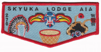 AIA Skyuka Lodge Flap 2016 Palmetto Area Council #549