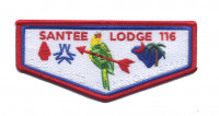 Santee Lodge 116 Cornerstone Conclave 2022 Flap  Pee Dee Area Council #552 - merged with Indian Waters Council #553