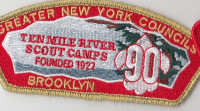 Ten Mile River 90th CSP Set Greater New York, Brooklyn Council #642