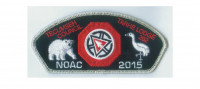 Tarhe Lodge NOAC CSP metallic silver border Tecumseh Council #439