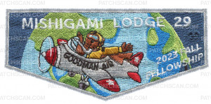 Patch Scan of MISHIGAMI 2023 FALL FELLOWSHIP FLAP