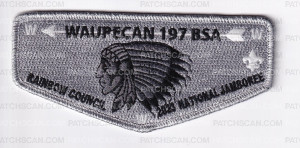 Patch Scan of Waupencan Lodge 197 Jamboree Flap
