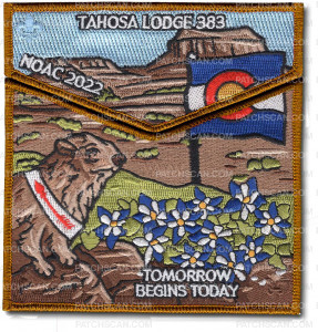 Patch Scan of P24797_AB Gold Tahosa Lodge NOAC 2022 Trader Set