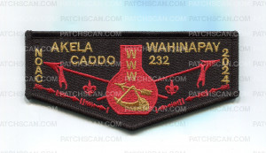 Patch Scan of Akela Wahinapay 232 NOAC 2024 Flap (Car Set)