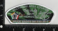 altimore Area Council Wood Badge N6-220-20-1 Discover Your Horizon 2020 Baltimore Area Council #220