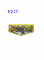 Pellissippi 230 NOAC 2024 flap yellow border Great Smoky Mountain Council #557