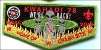Kwahadi Lodge 78 Home of Crash Site Conquistador Council #413