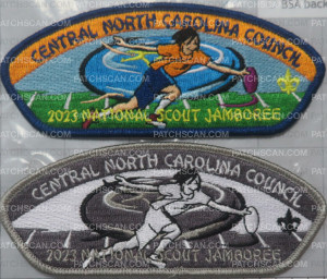 Patch Scan of 450041-Central NC Council 2023 National Scout Jamboree 