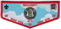 Paugassett NOAC 2018 Set flap Housatonic Council #69
