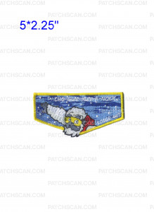 Patch Scan of Cho-Gun-Mun-A-Nock Lodge NOAC 2024 (Yellow) Flap