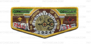 Patch Scan of Tsali Lodge Conclave Flap 2024 (Light Brown Border)