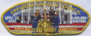 Patch Scan of 450432-2023 National Scout Jamboree - Presidential Museum 