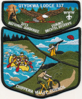 29152 - Jamboree 2013 Pocket Set Patch Chippewa Valley Council #637
