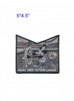 Kittan Lodge 2024 NOAC Steamboat Willie pocket patch Twin Rivers Council #364