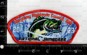 Patch Scan of 163046-Large Mouth Bass Orange 