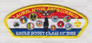 Patch Scan of Eagle Scout Class of 2022 CSP