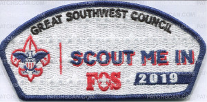 Patch Scan of Great Southwest Council - Scout Me In