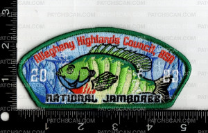 Patch Scan of 163046-Small Mouth Bass Green CSP