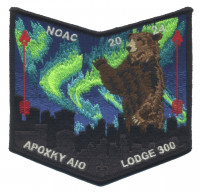 Apoxky Aio NOAC 2024 pocket patch Montana Council #315