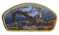 Montana 2021 ICL CSP gold metallic border Montana Council #315