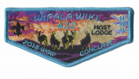 Wipala Wiki 432 Host Lodge 2018 W6W Conclave flap Grand Canyon Council #10
