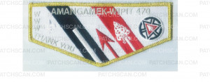 Patch Scan of Amangamek-Wipit gold border flap