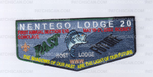 Patch Scan of Nentego Lodge Conclave Flap 2023