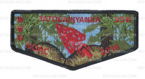 Patch Scan of Tatokainyanka 356 NOAC 2018 Flap Bighorn