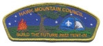 Tent In 2022 CSP (Gold metallic) Hawk Mountain Council #528