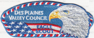 Patch Scan of 34735 - Des Plaines Valley Council 2014 Eagle Scout CSP
