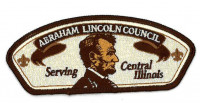SERVING CENTRAL ILLINOIS LINCOLN WITH BEARD Abraham Lincoln Council #144