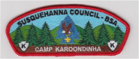Camp Karoondinha RED CSP Susquehanna Council #533